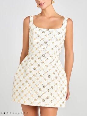 NADINE MERABI Sofia Ivory Dress